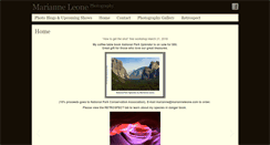 Desktop Screenshot of marianneleone.com